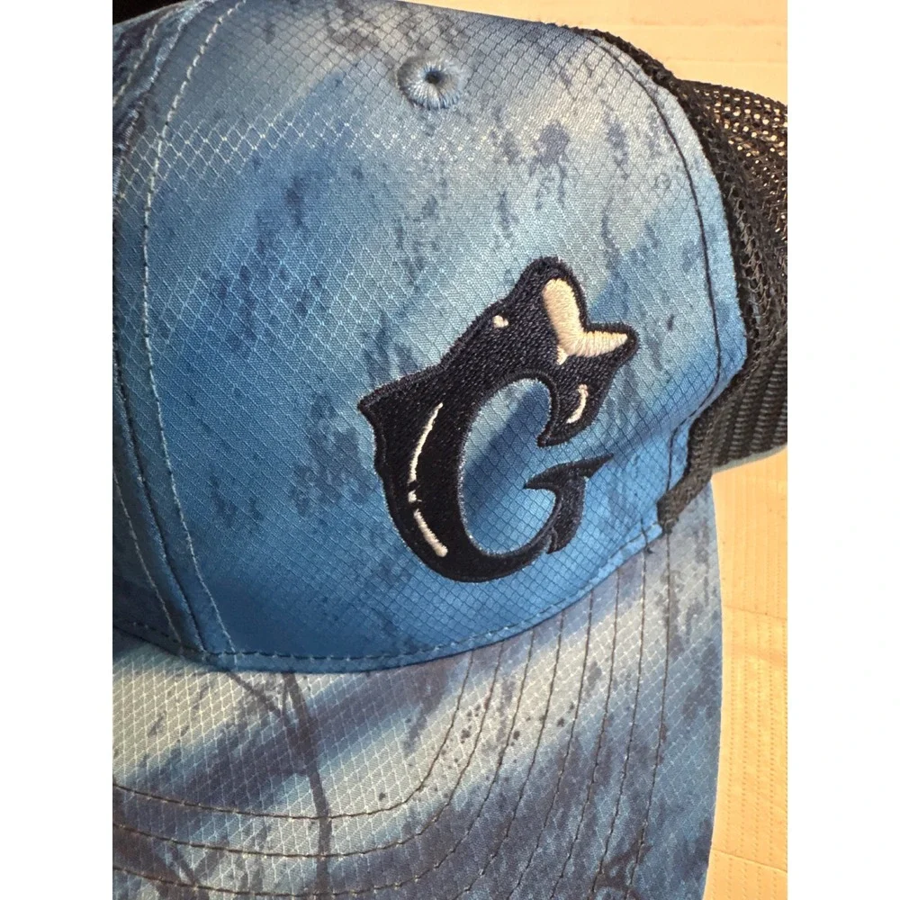 Richardson Trucker Hat Mens OSFA Blue New 112P Mesh Snapback G Logo Cap